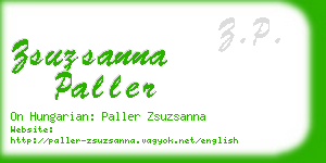 zsuzsanna paller business card